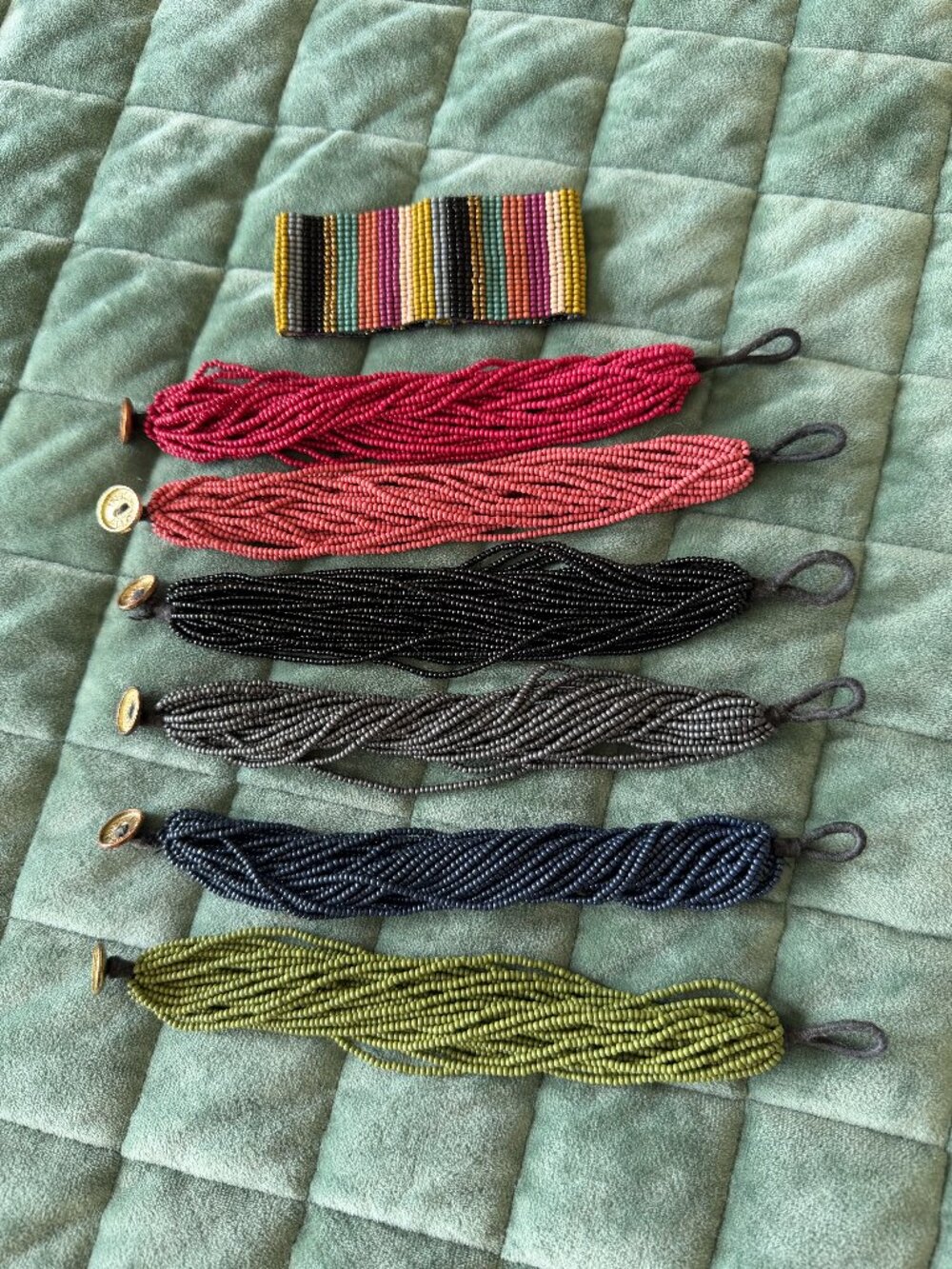 INK & ALLOY 7 Seed Bead Bracelets